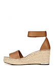 Clemens Ankle Strap Wedge Sandal