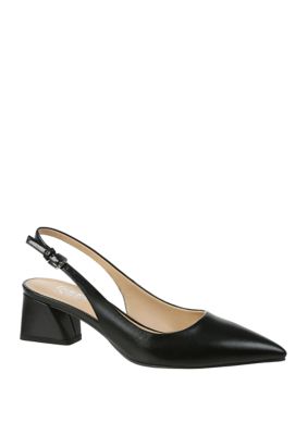 Franco Sarto Women's Racer Slingback Pumps, Black, 9.5M -  0736716581280