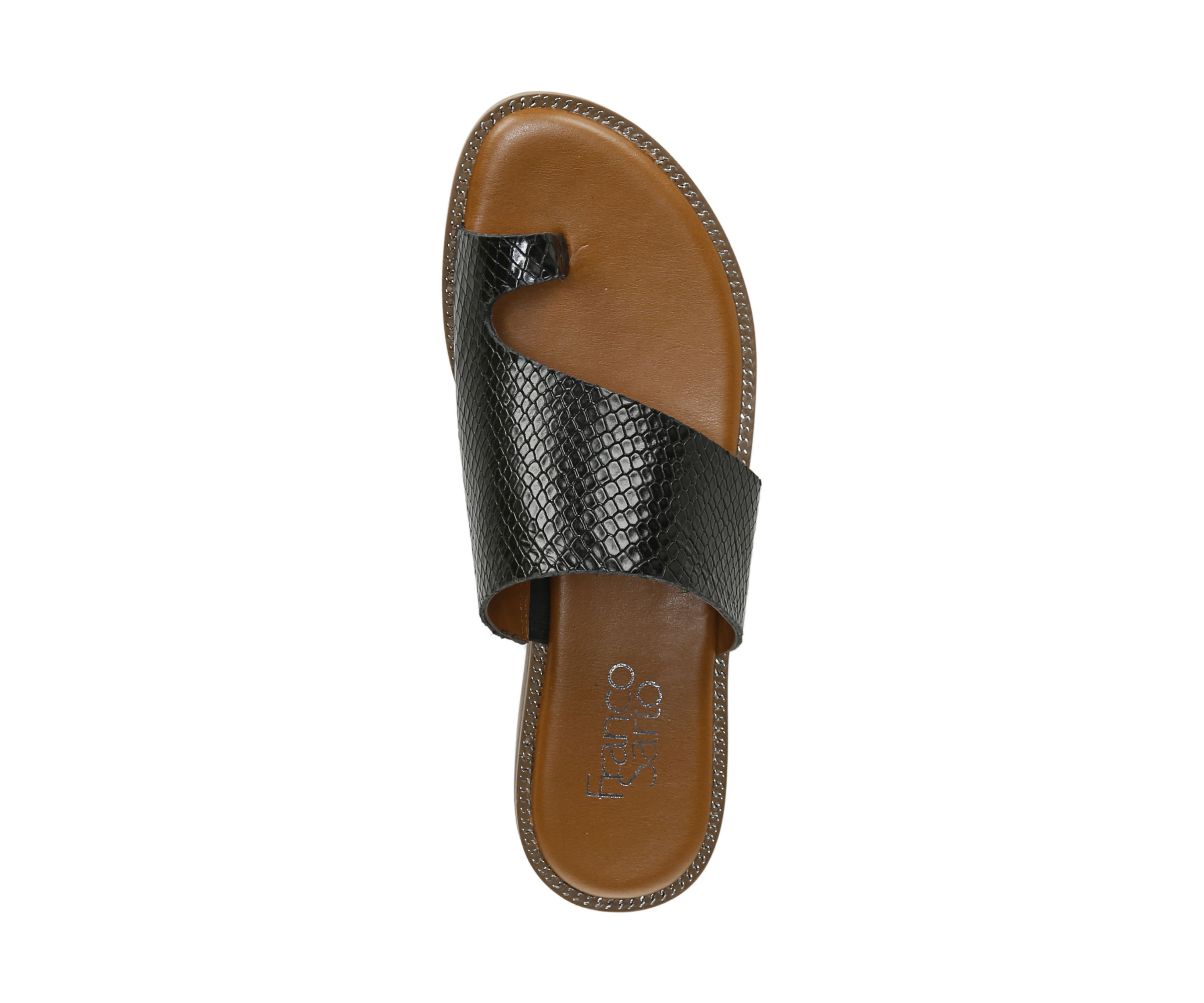 Gem Black Sandals