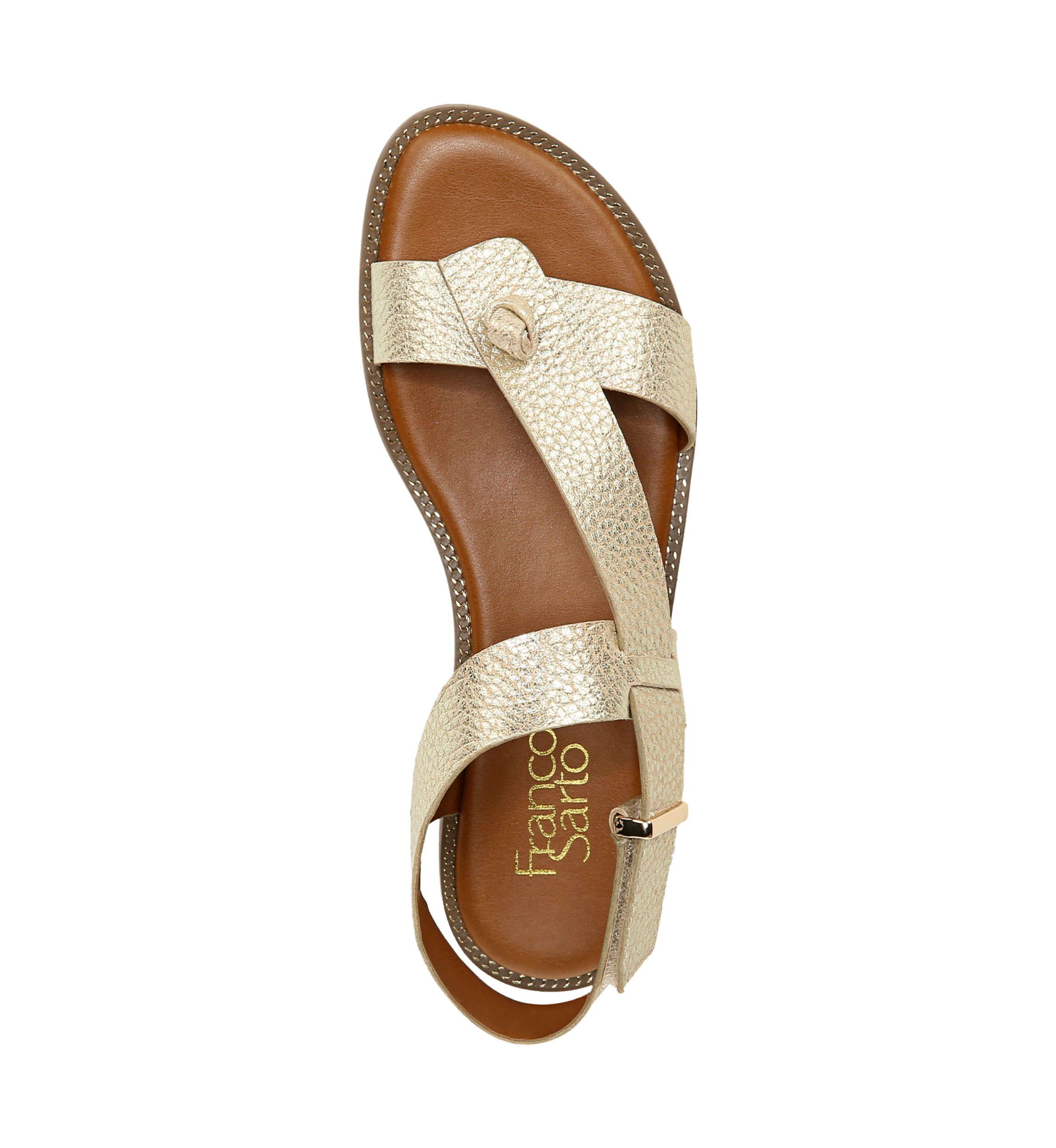 L-Glenni Gold Sandals