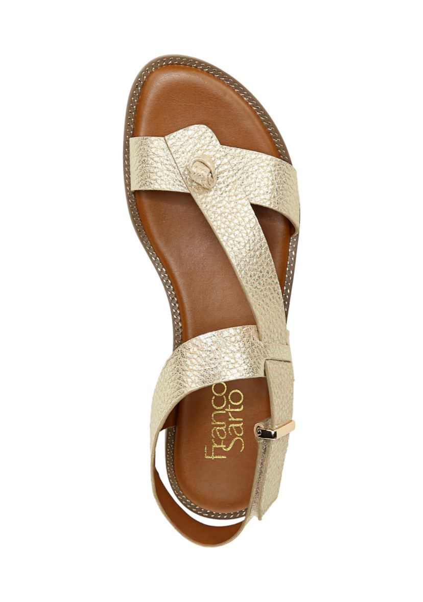 L-Glenni Gold Sandals
