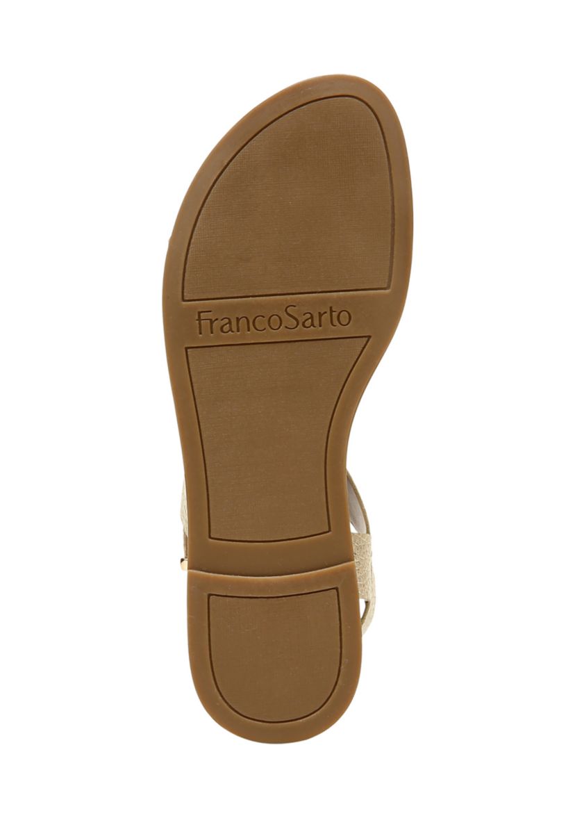 L-Glenni Gold Sandals