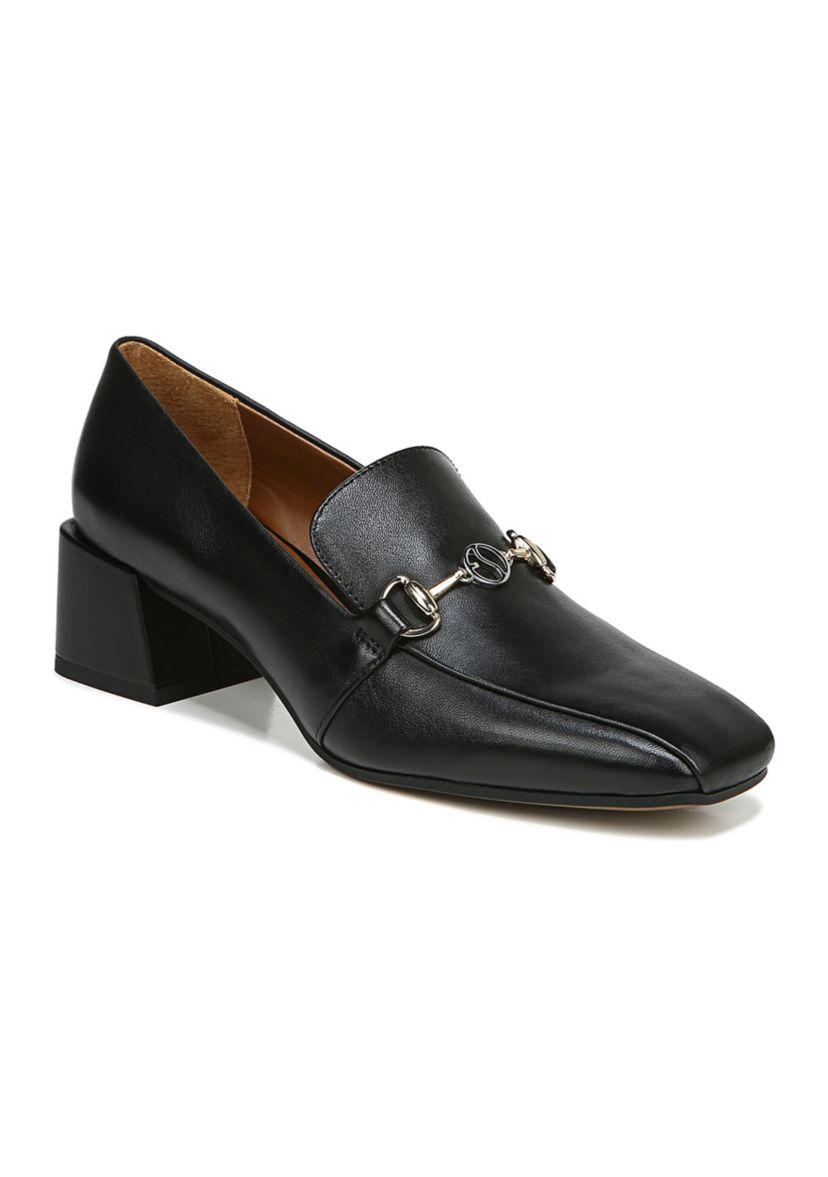 L-Laurita Slip-On Pumps- Black