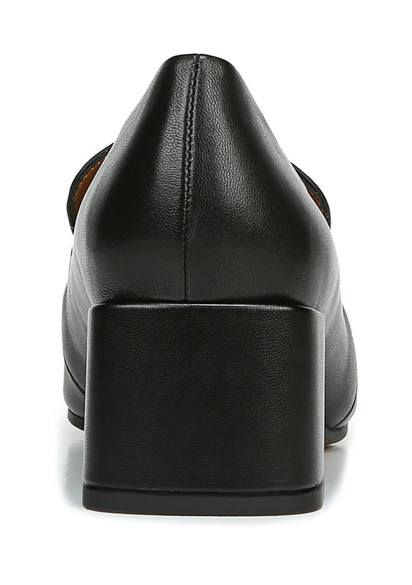 L-Laurita Slip-On Pumps- Black