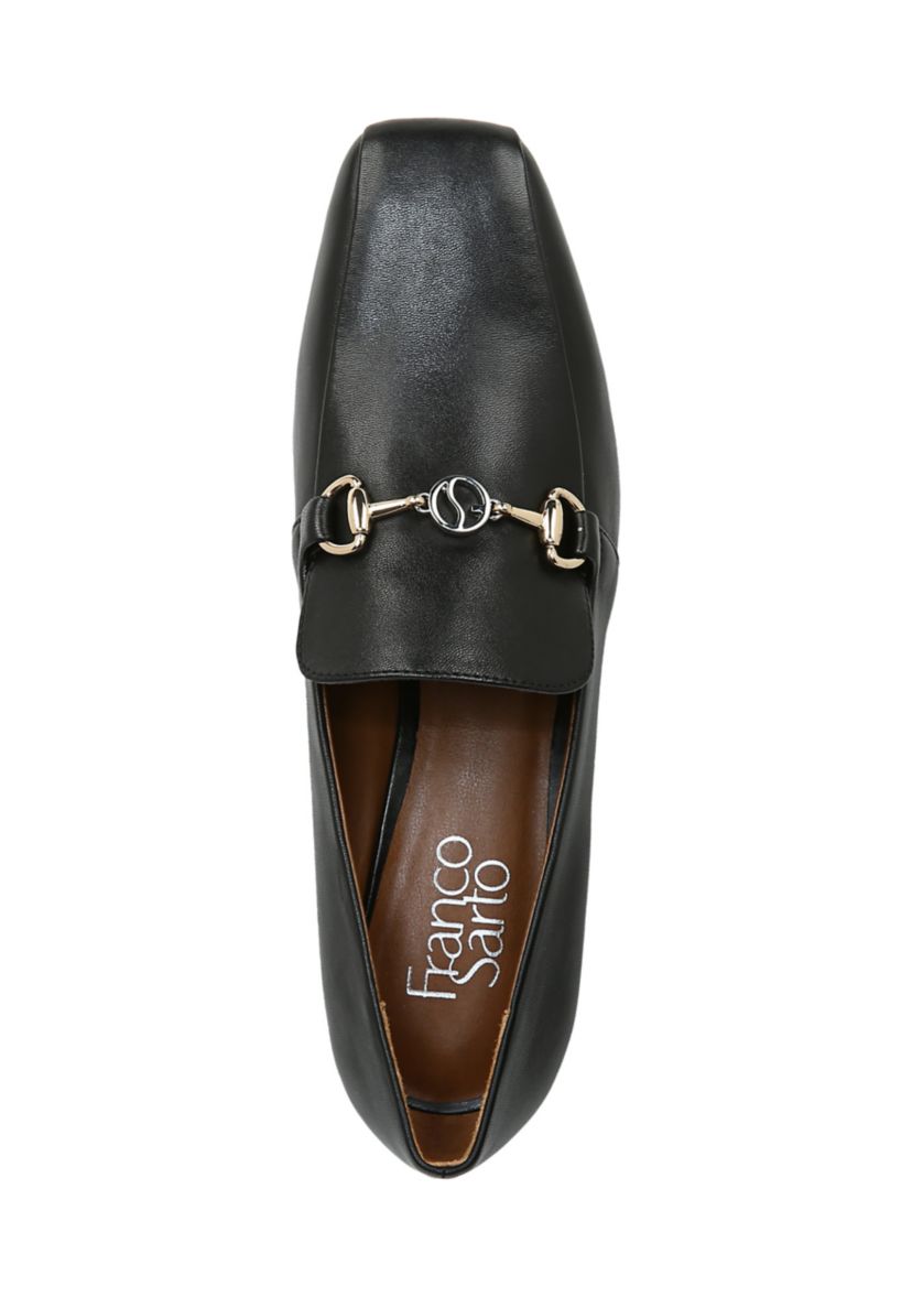 L-Laurita Slip-On Pumps- Black