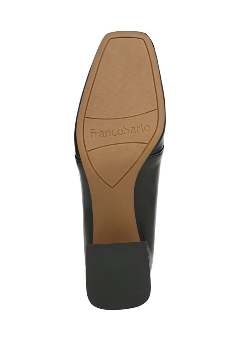 L-Laurita Slip-On Pumps- Black