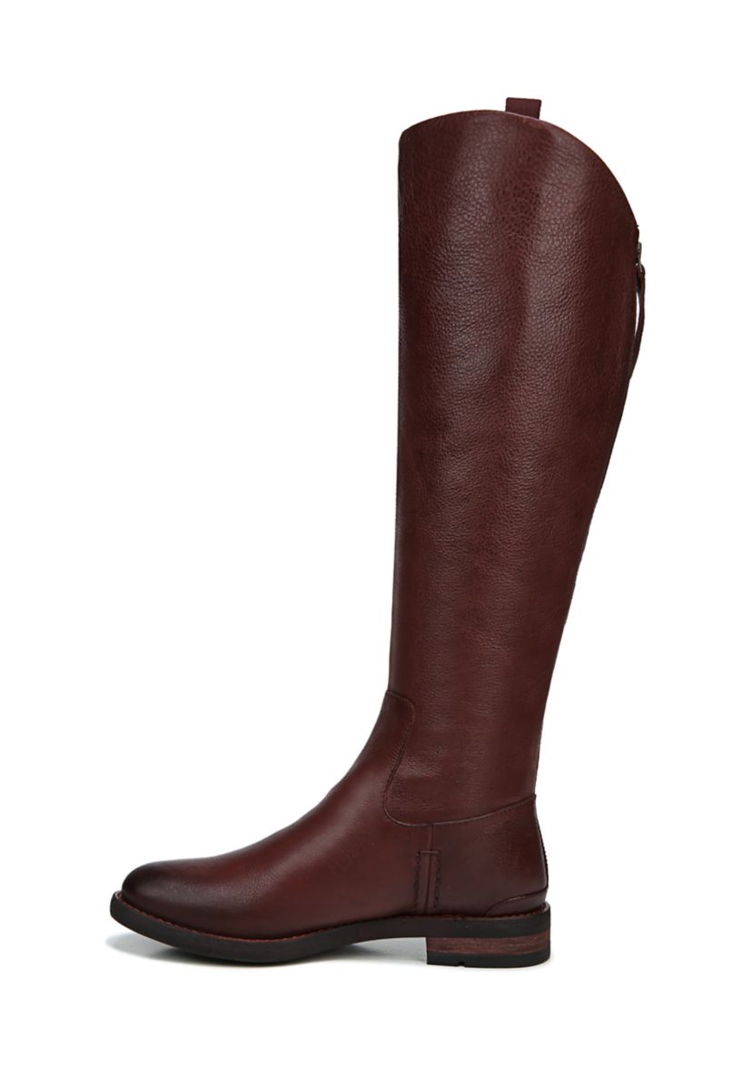 L-Meyer Wide Calf High Shaft Boots- Bordeaux
