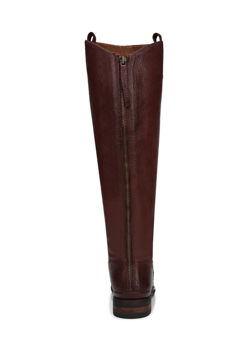 L-Meyer Wide Calf High Shaft Boots- Bordeaux