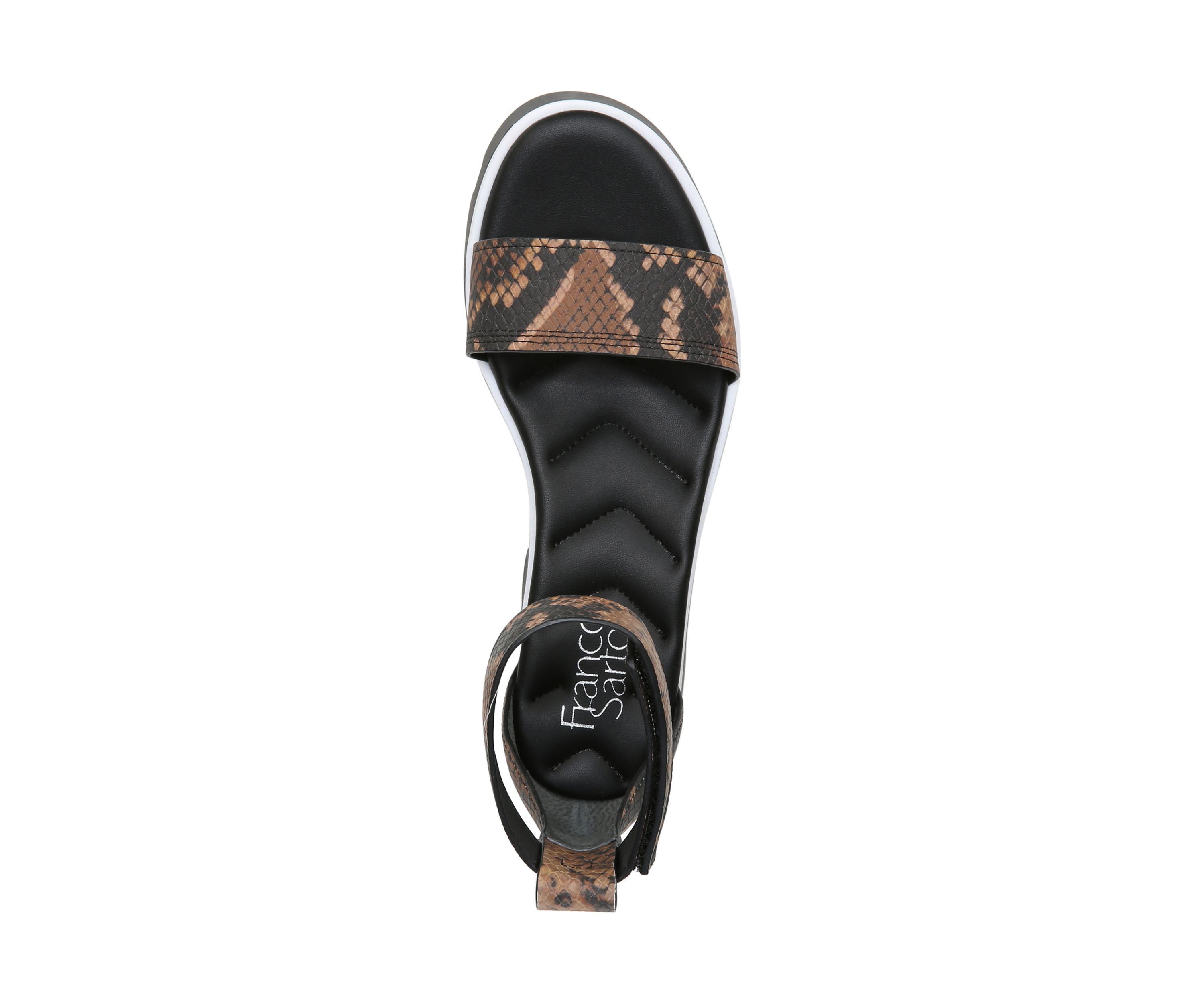 Umbria Cognac Lugged Sandals