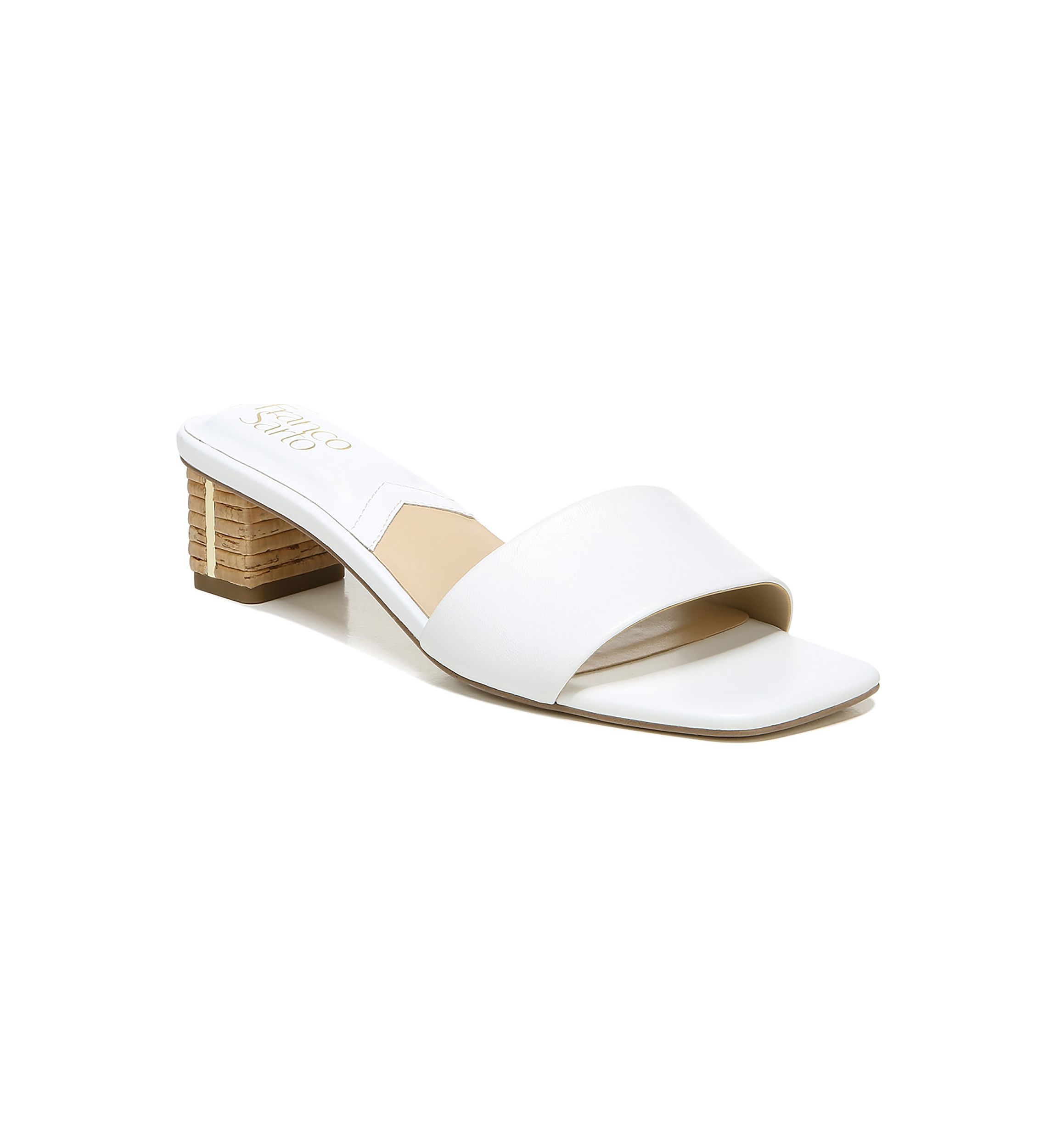 L-Cruella White Sandals