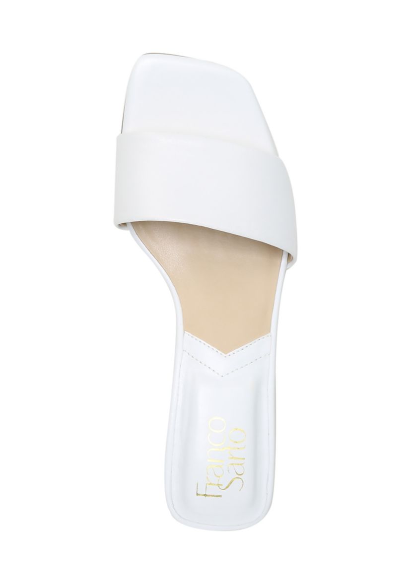 L-Cruella White Sandals