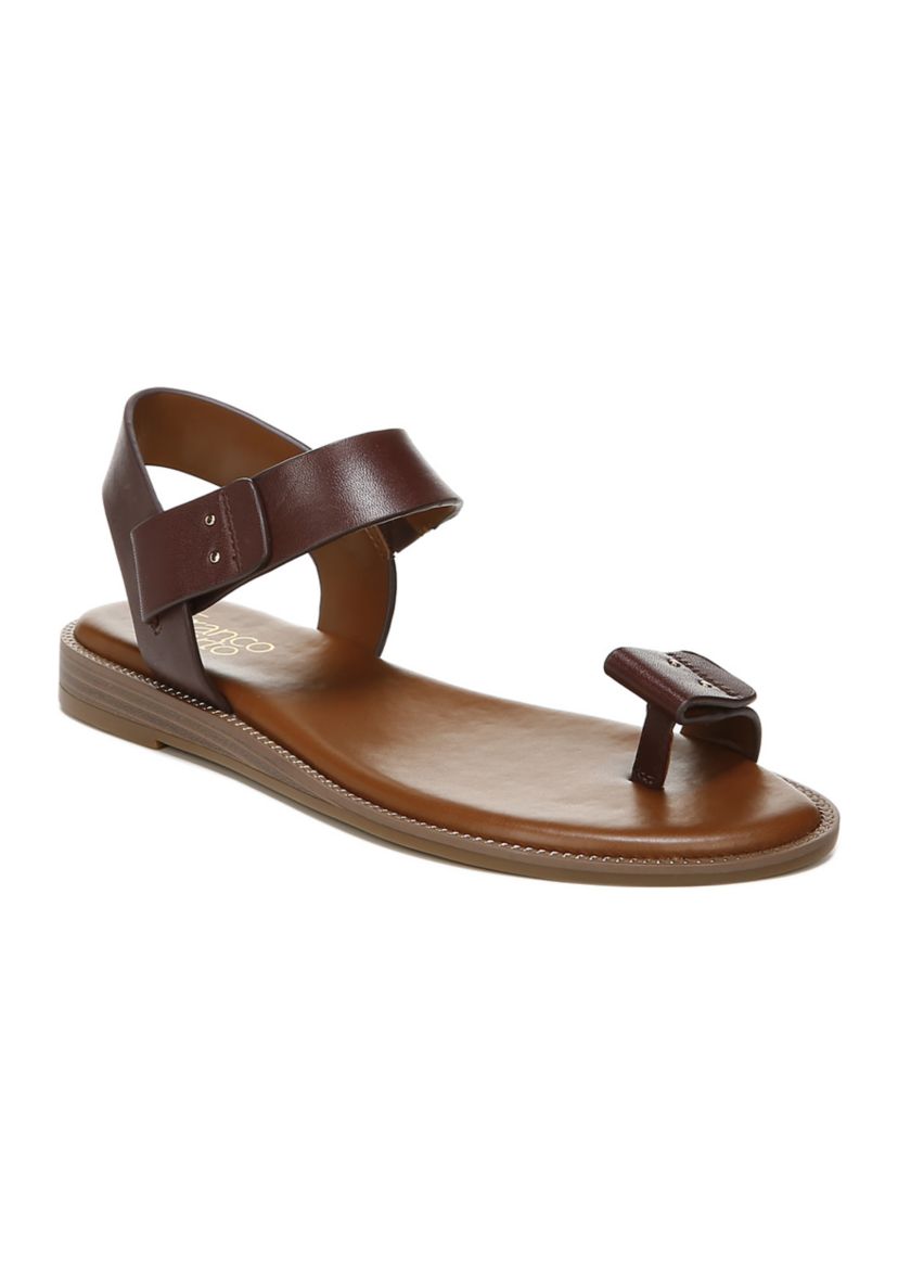 L-Geranio Dark Brown Sandals