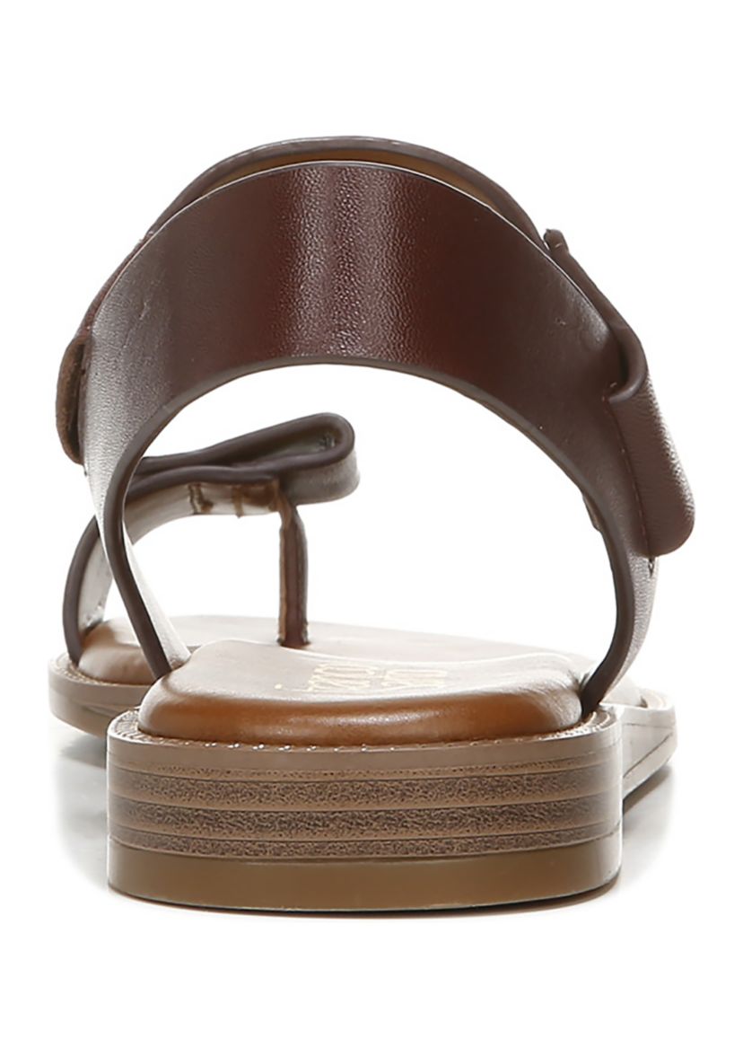 L-Geranio Dark Brown Sandals