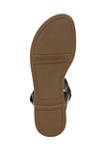 L-Geranio Dark Brown Sandals