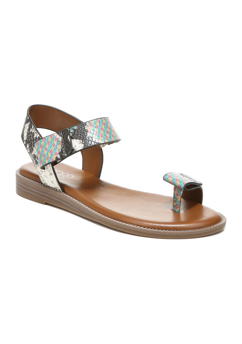 L-Geranio Yellow Multi Sandals
