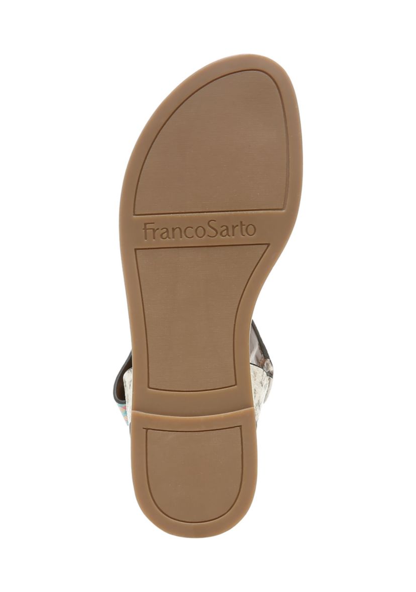 L-Geranio Yellow Multi Sandals