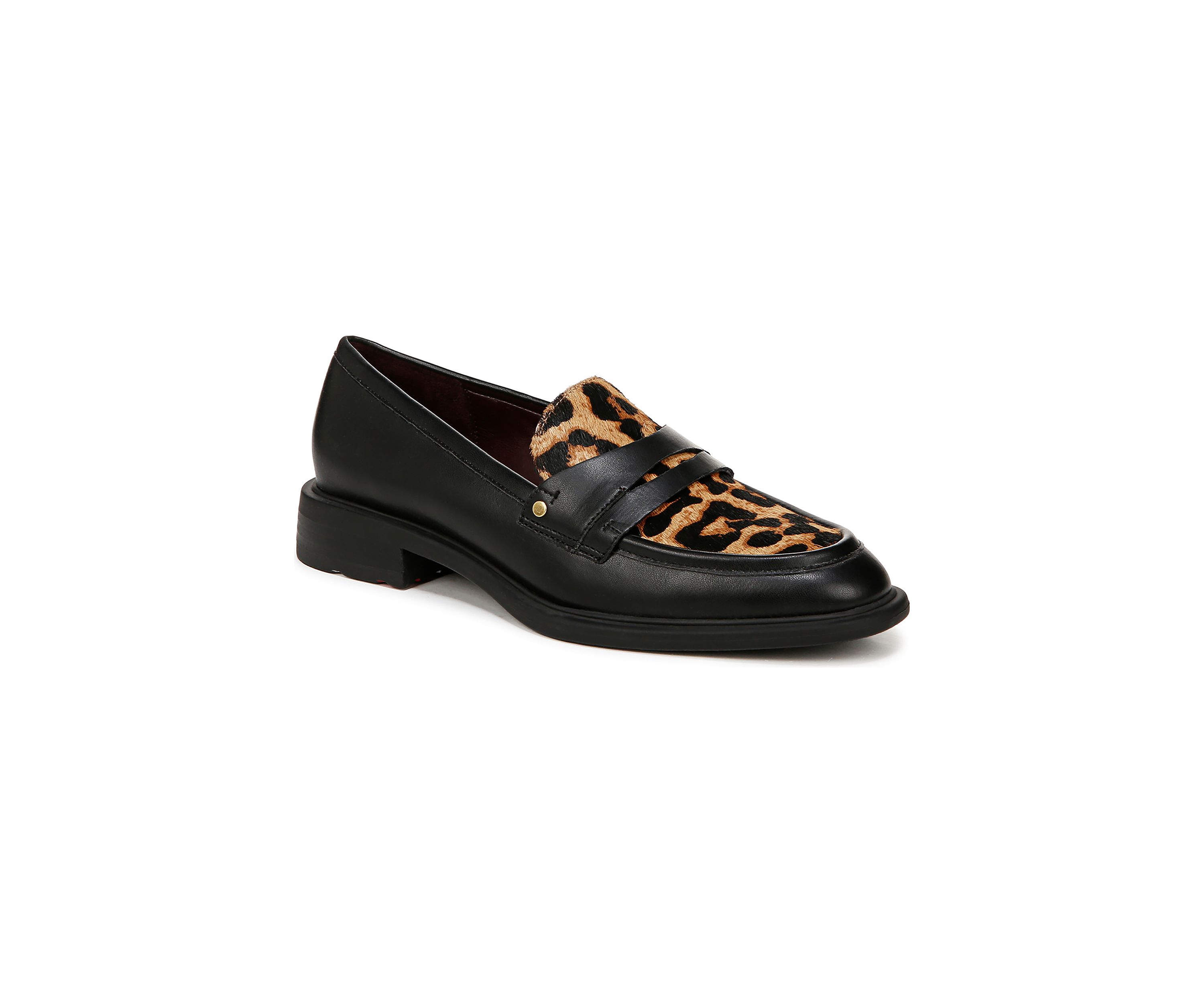 Edith Leopard Print Loafers