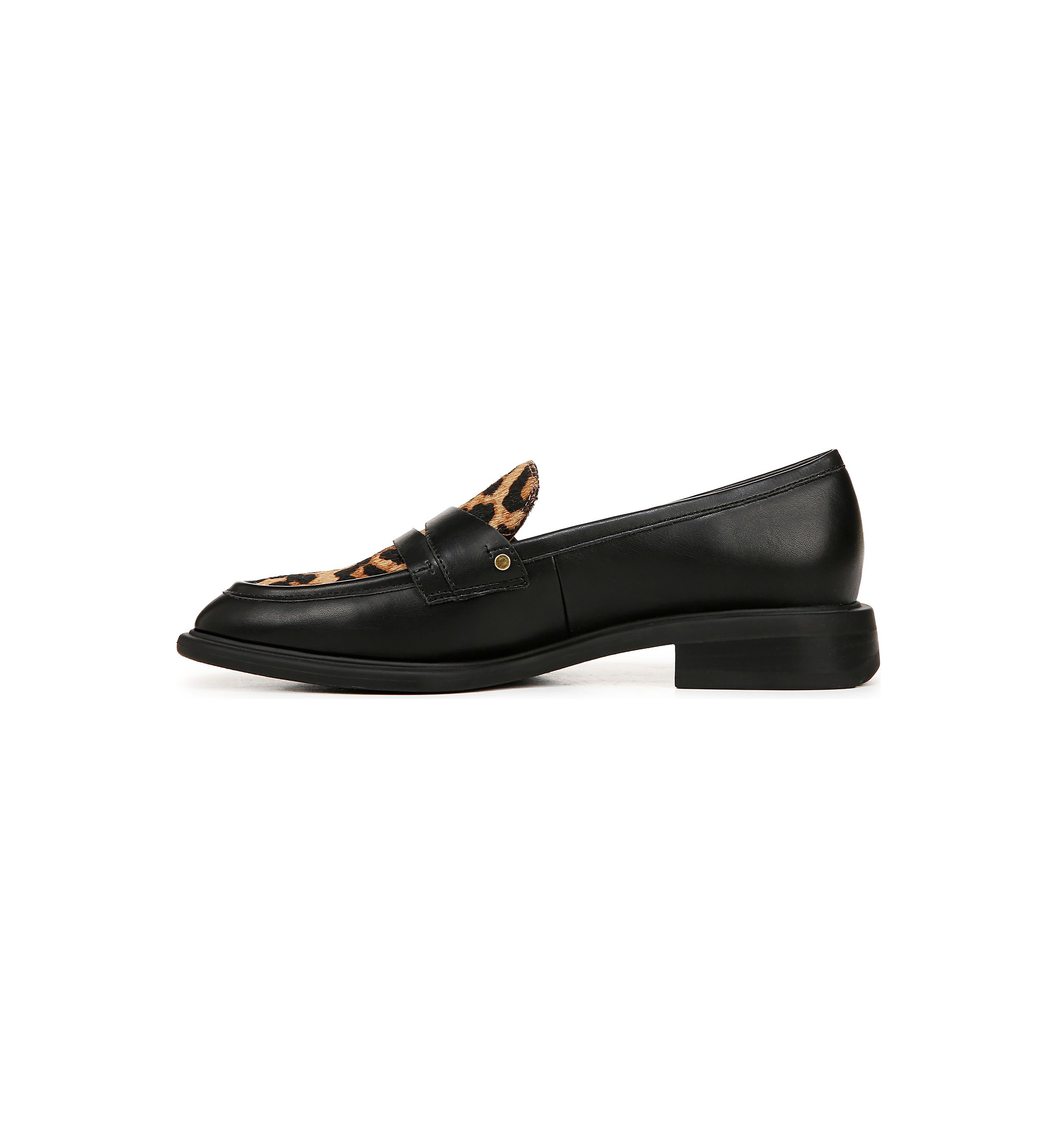 Edith Leopard Print Loafers