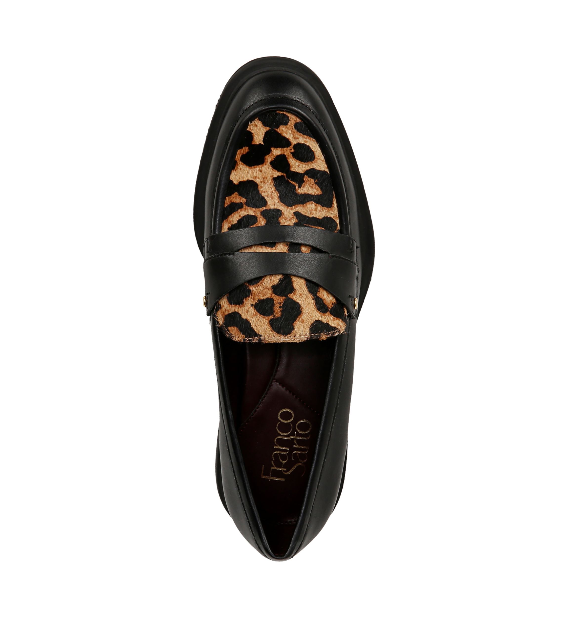 Edith Leopard Print Loafers