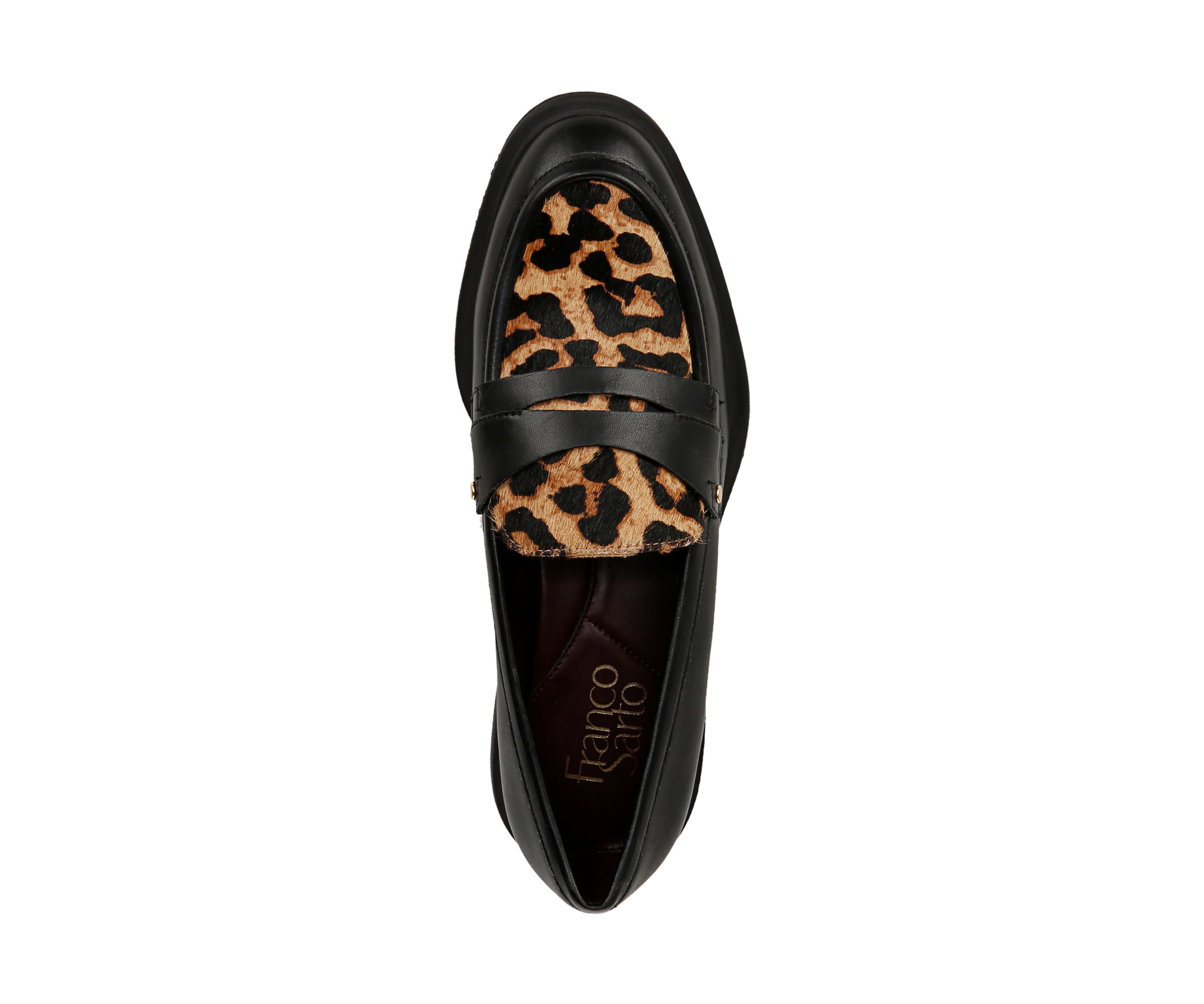 Edith Leopard Print Loafers