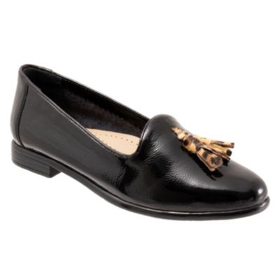 Trotters Women's Liz Tassel Loafers, Black, 5.5M -  0192681825239