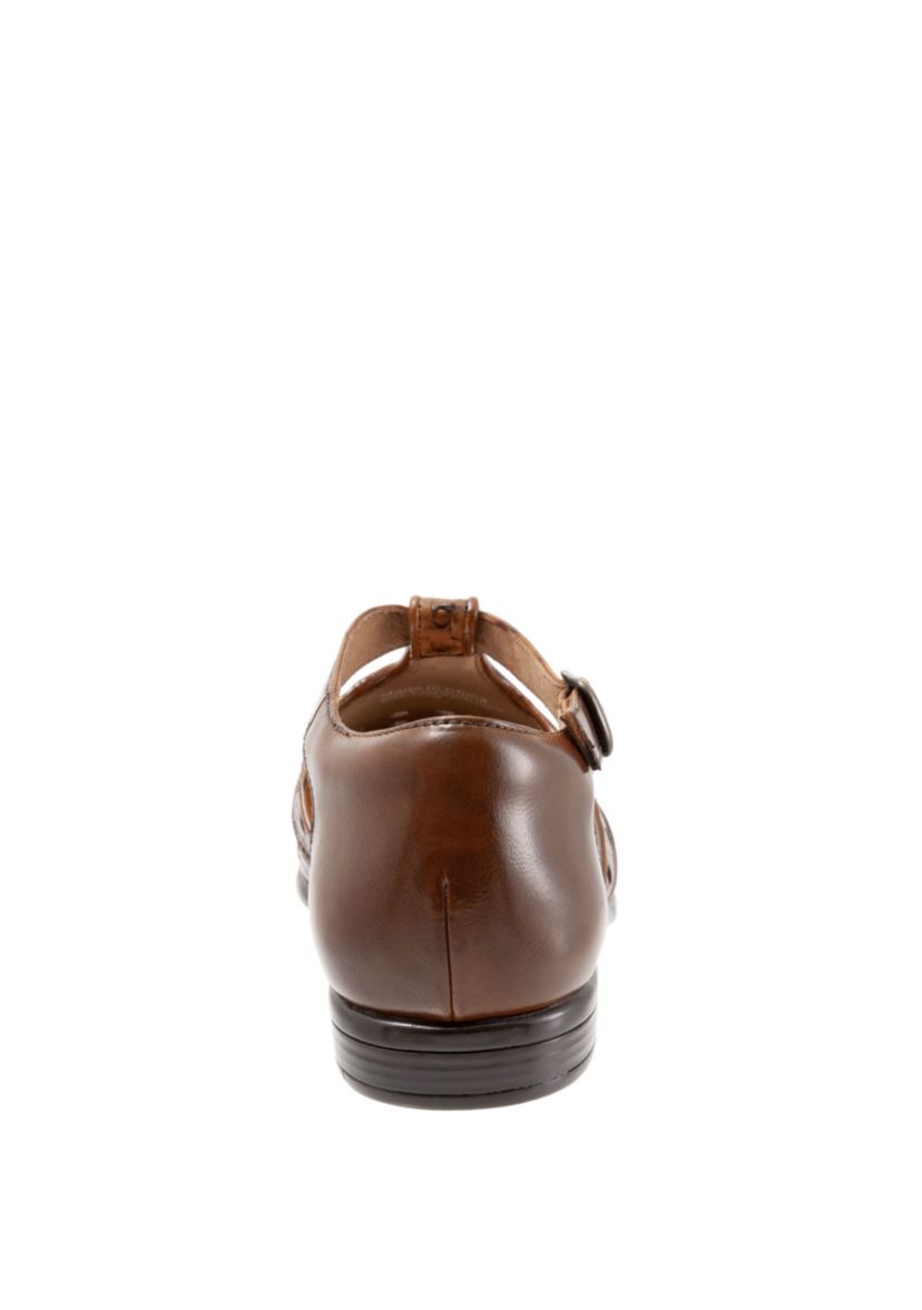 Leatha Weaved Cut Out Flats