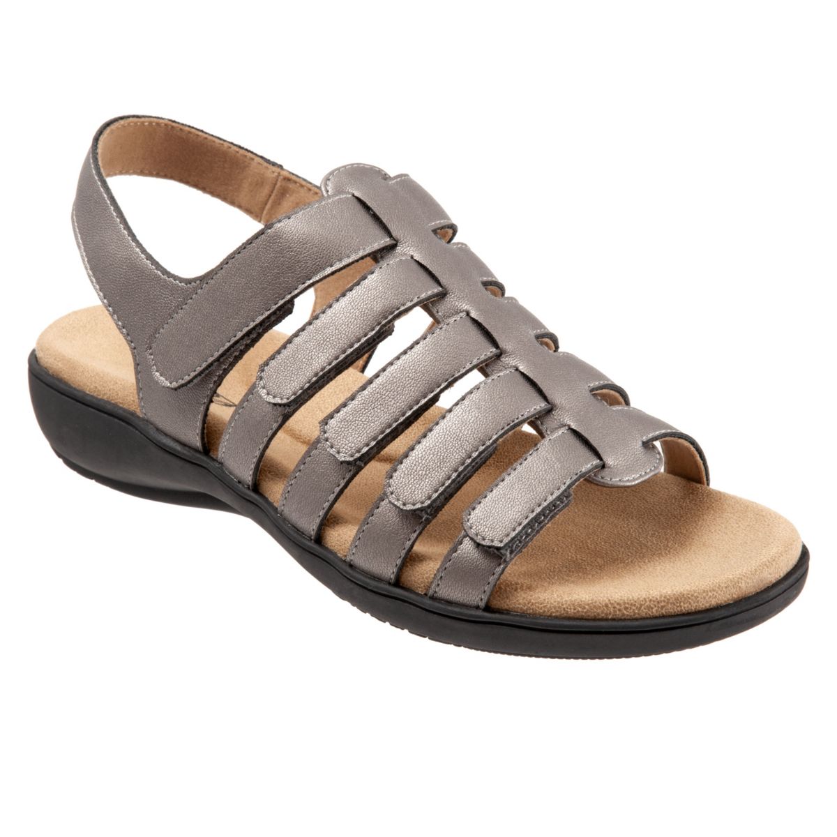 Five-point adjustability in flattering slim straps enhance the perfected fit of the Tiki, a fisherman-inspired sandal. Featured in embossed nubucks and statement making snake print, this will be your go to summer staple.