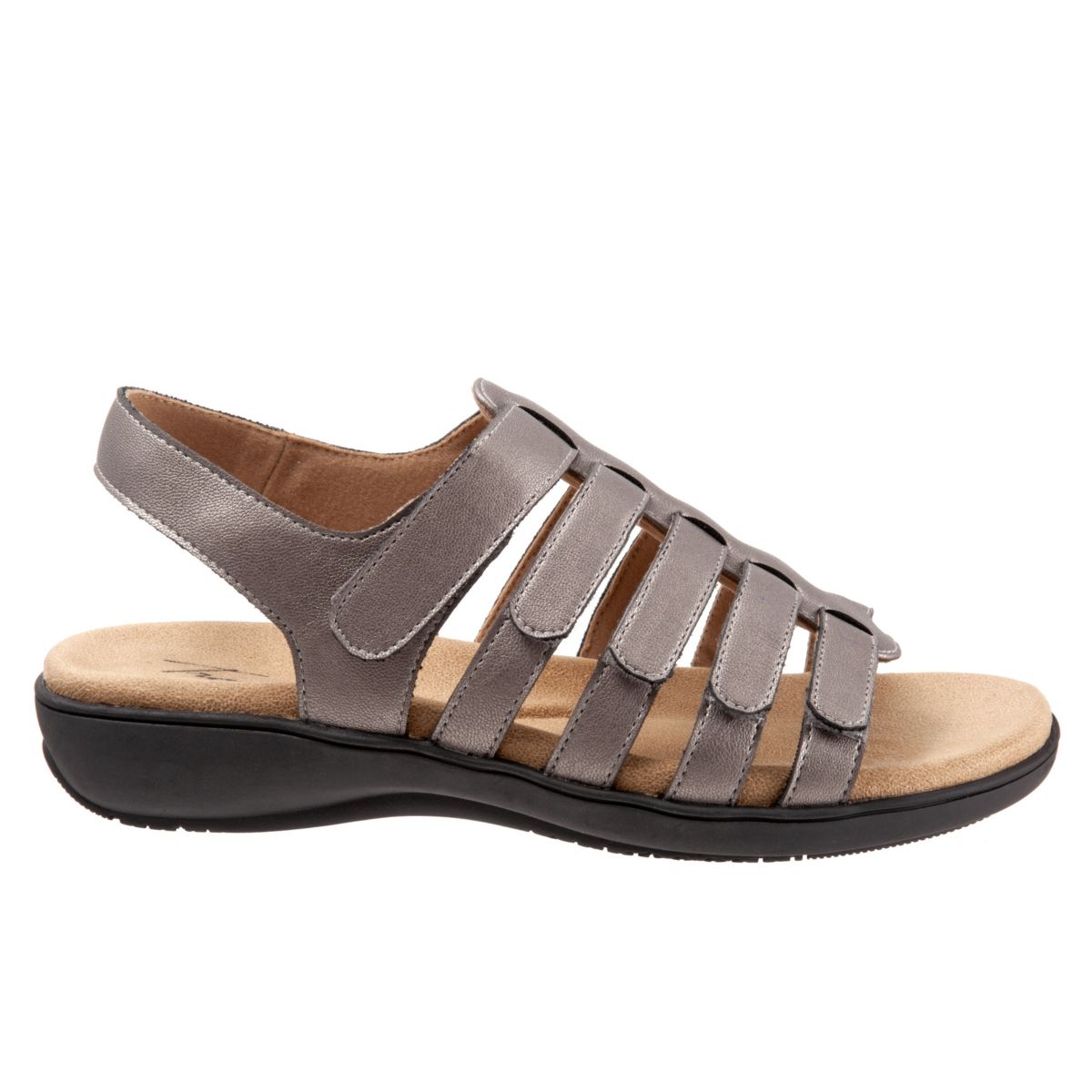 Five-point adjustability in flattering slim straps enhance the perfected fit of the Tiki, a fisherman-inspired sandal. Featured in embossed nubucks and statement making snake print, this will be your go to summer staple.