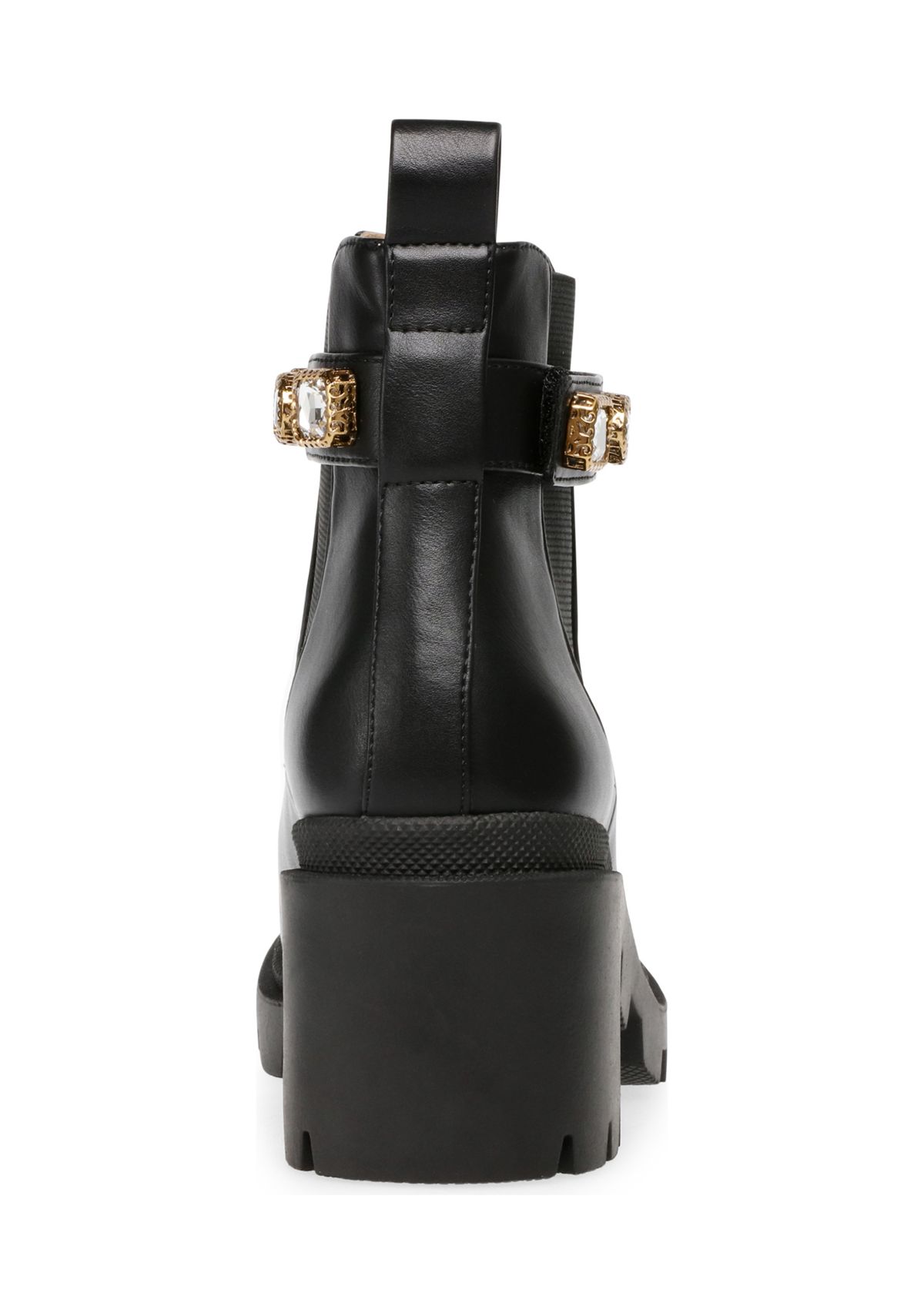 Amulet Jeweled Chunky Chelsea Booties