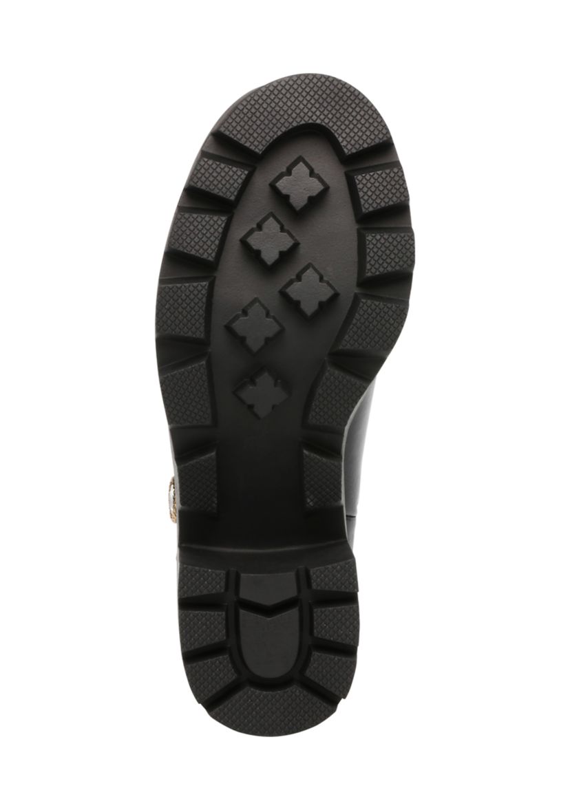 Amulet Jeweled Chunky Chelsea Booties