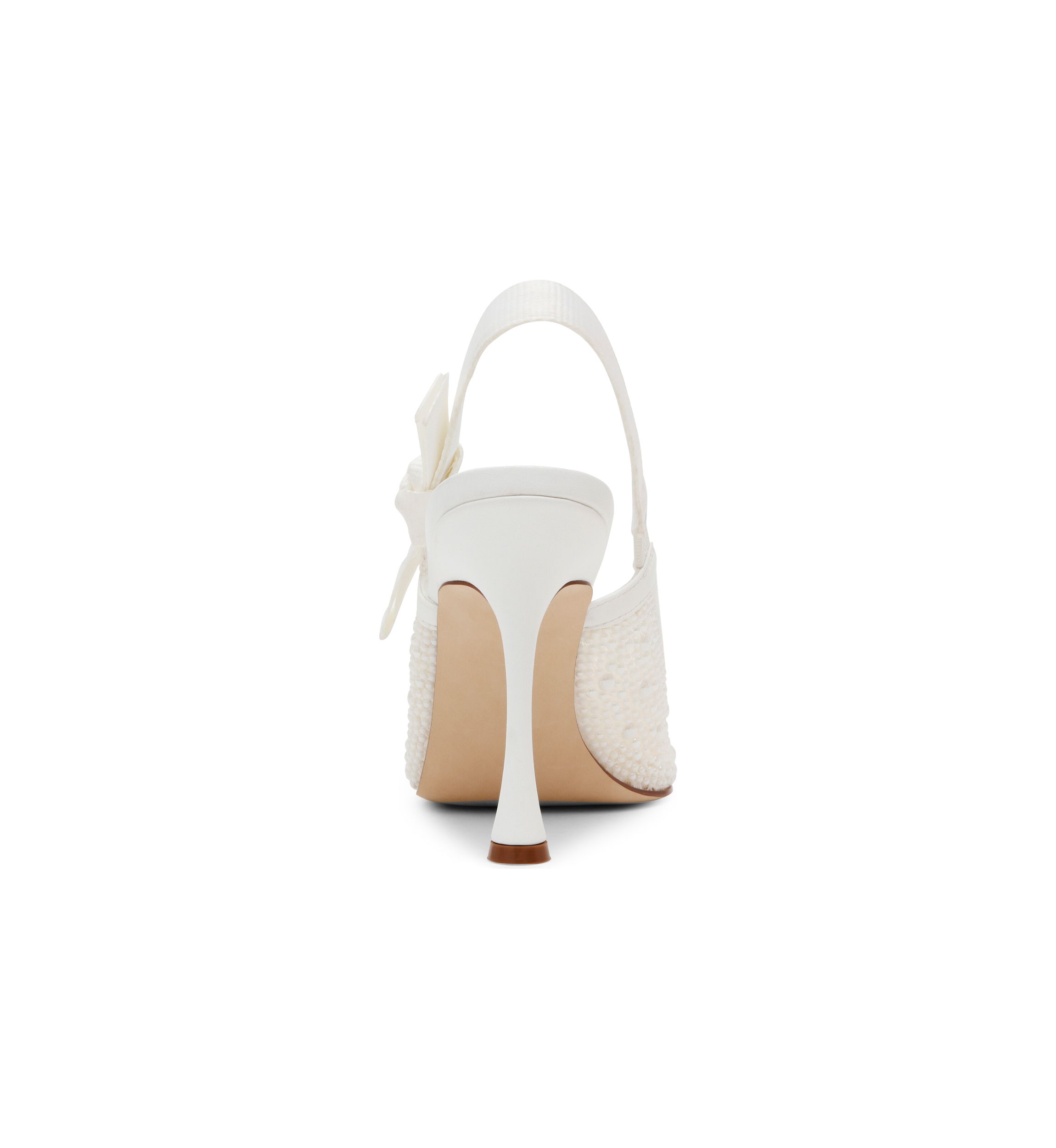 Bri Pearl Bow Slingback Heels