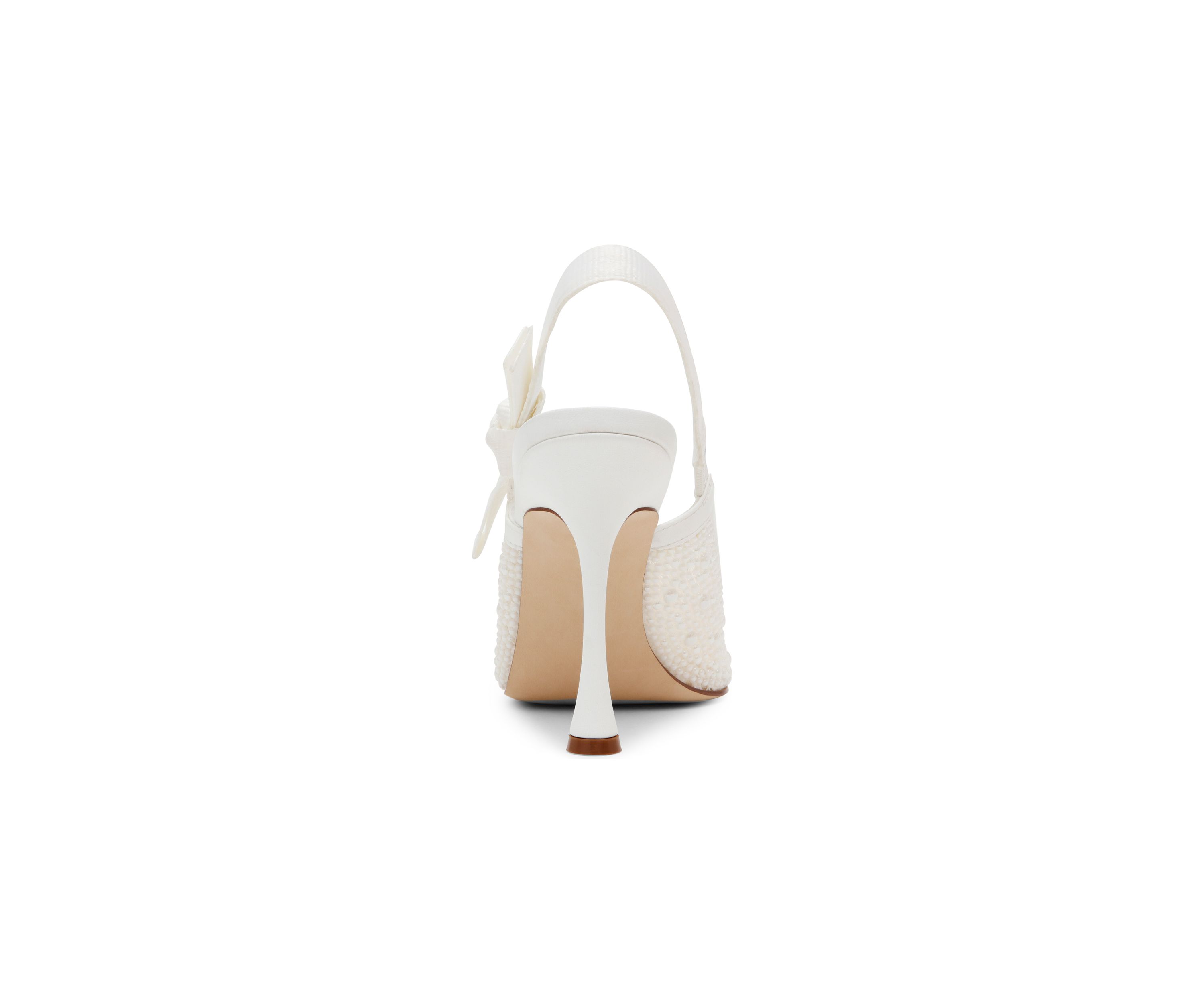Bri Pearl Bow Slingback Heels