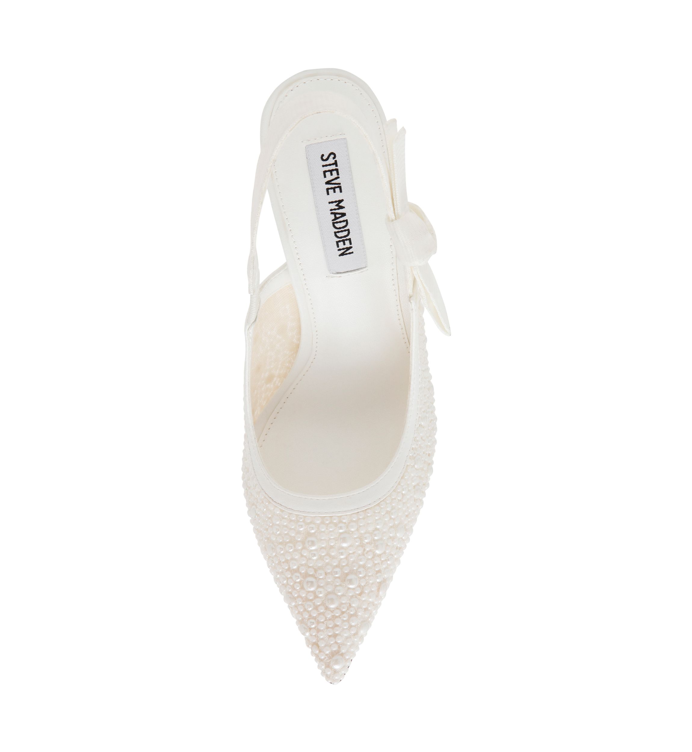 Bri Pearl Bow Slingback Heels