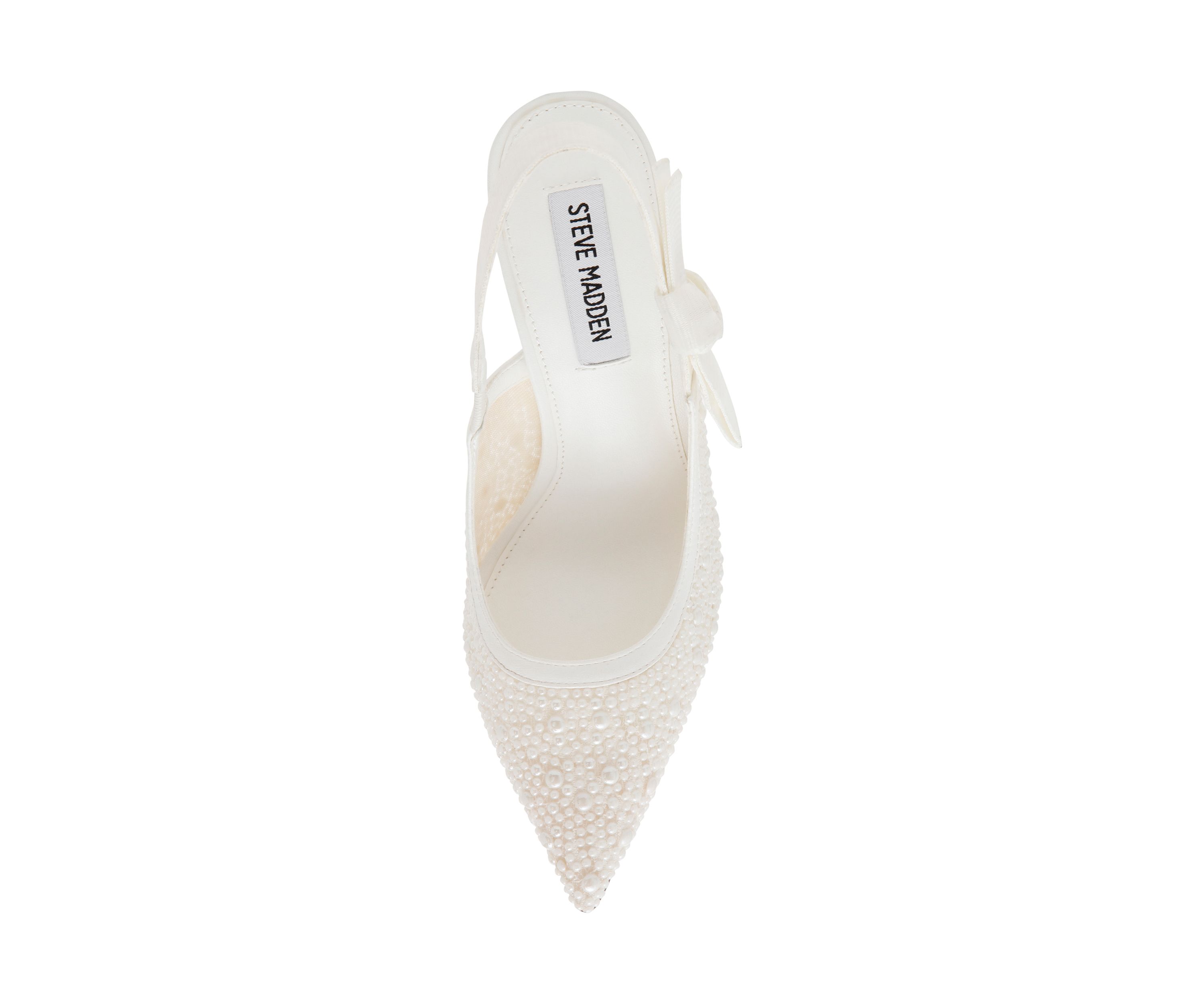 Bri Pearl Bow Slingback Heels