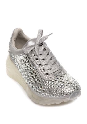 carissa rhinestone dad sneakers