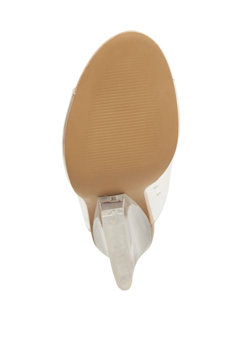 Evolve Clear Heel Sandals