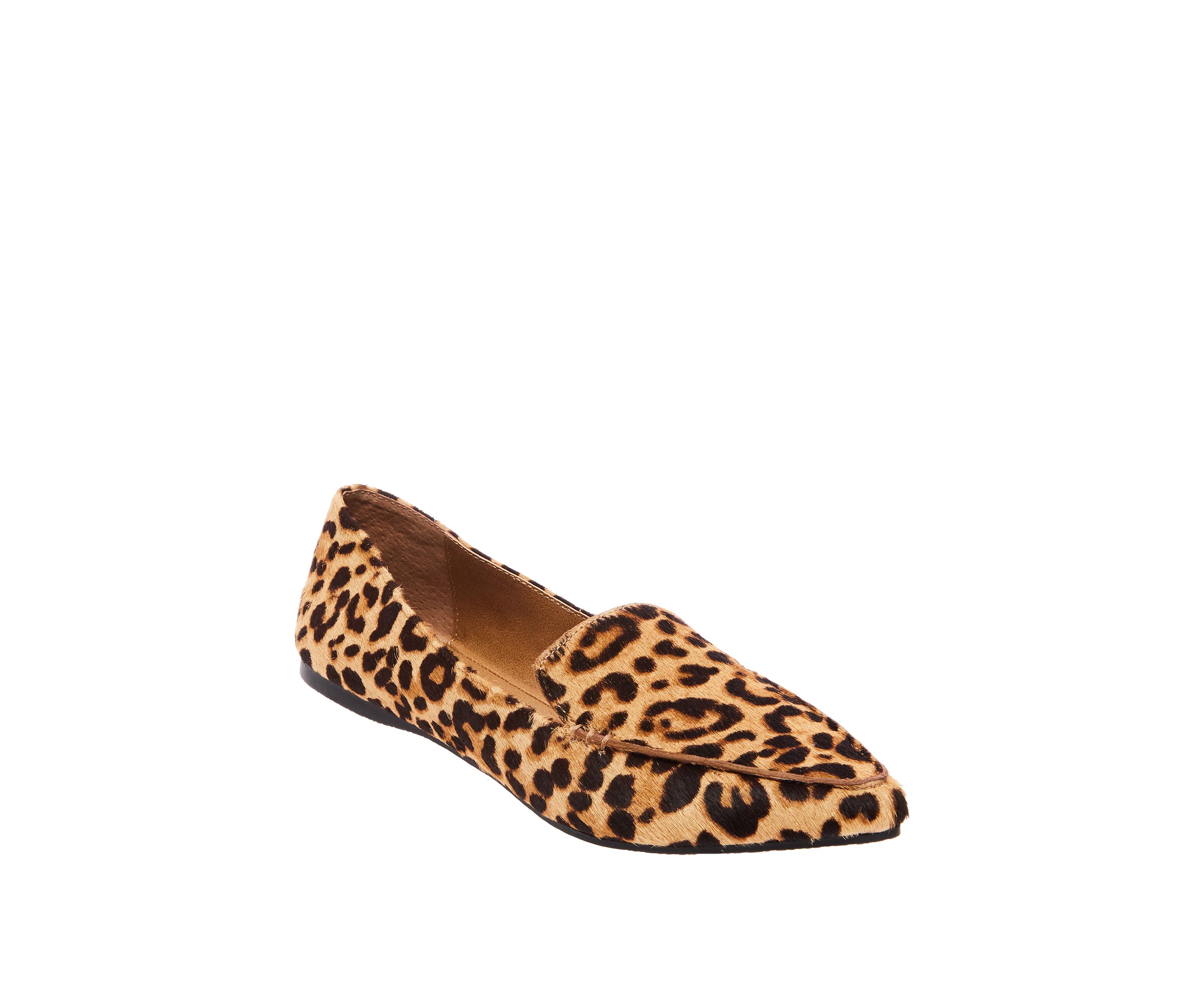Feather Leopard Flats