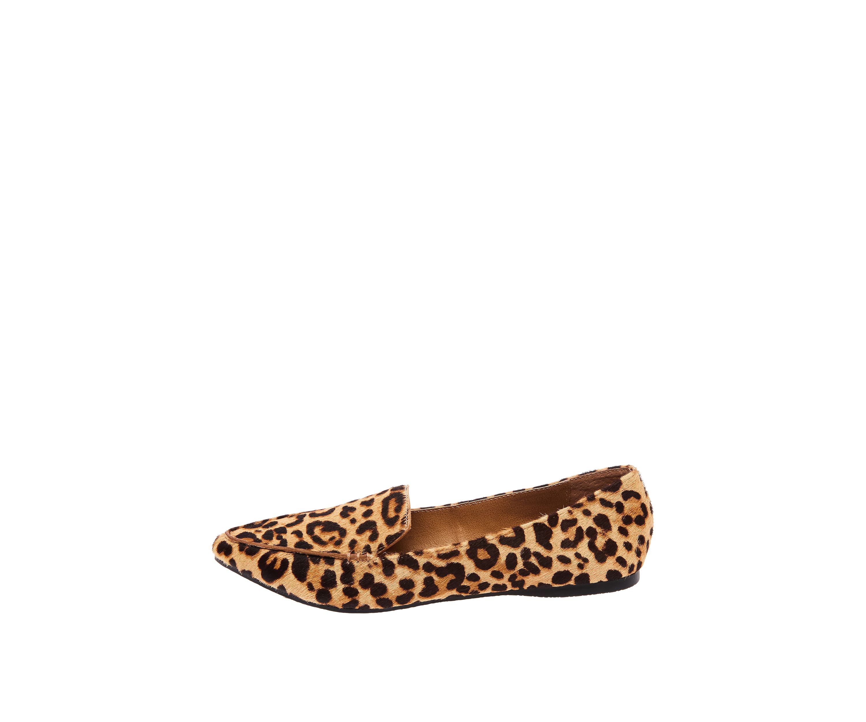 Feather Leopard Flats