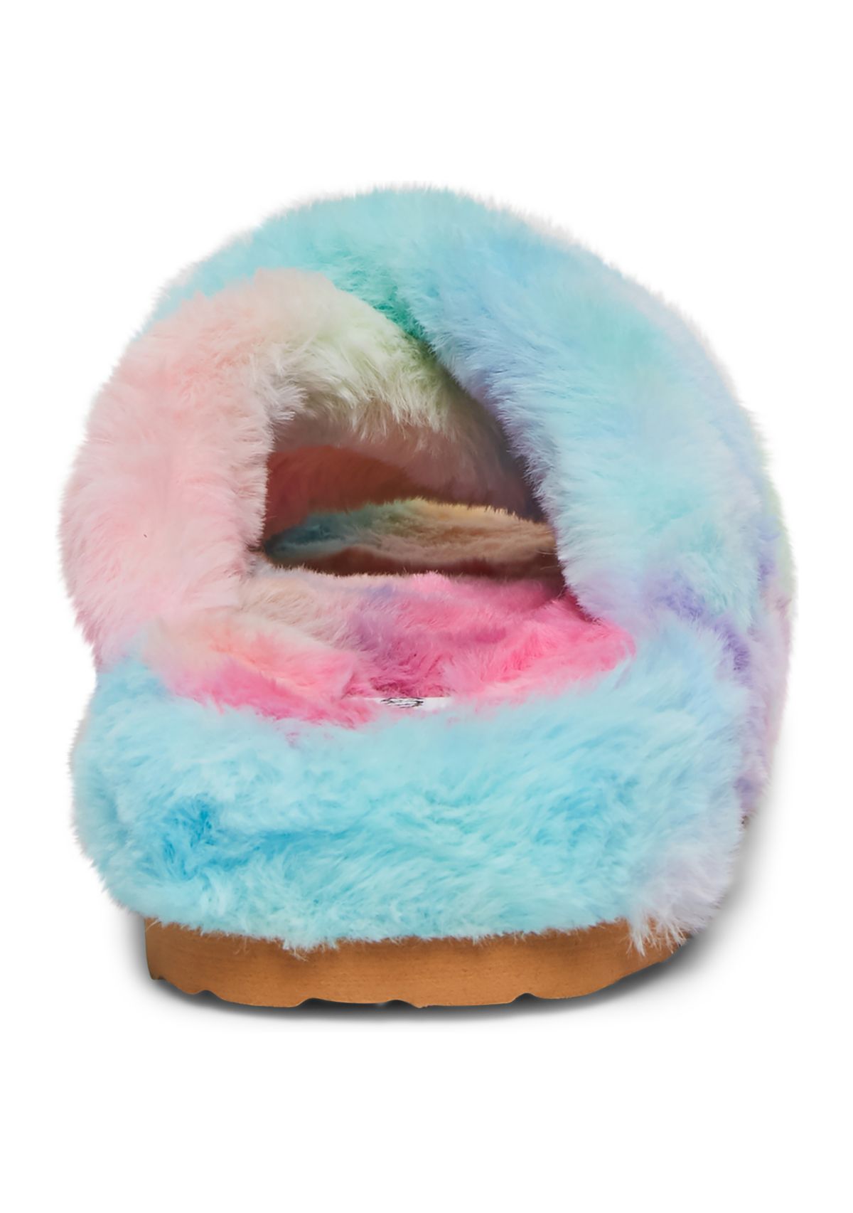 Fuzed Criss Cross Slippers