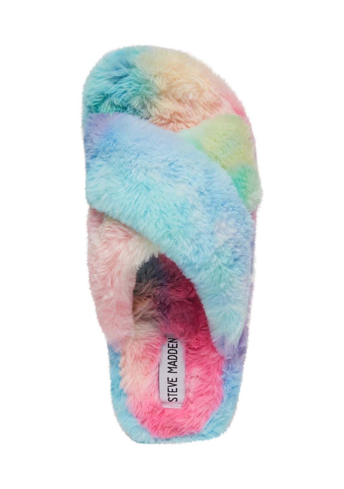 Fuzed Criss Cross Slippers