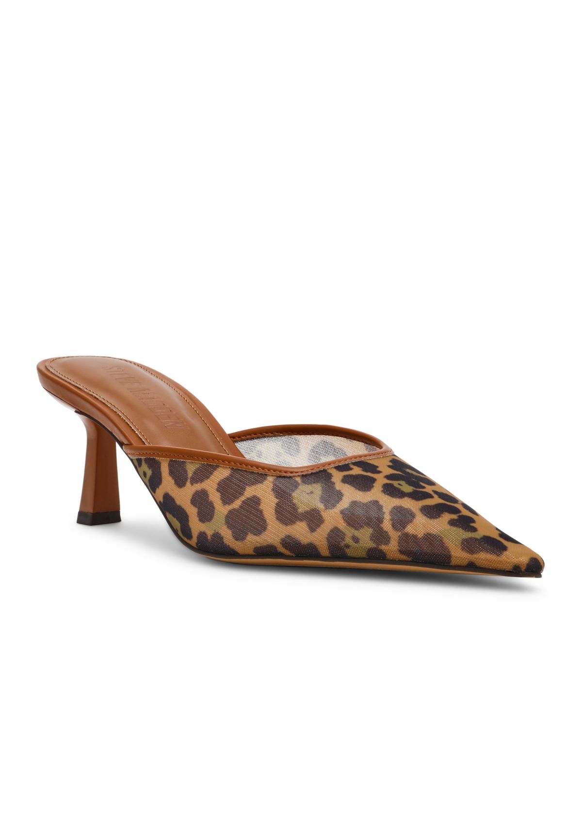 Lisbeth Leopard Mesh Mules