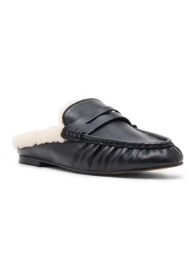 Steve Madden Rafe-F Scuff Mules, Black, 7M