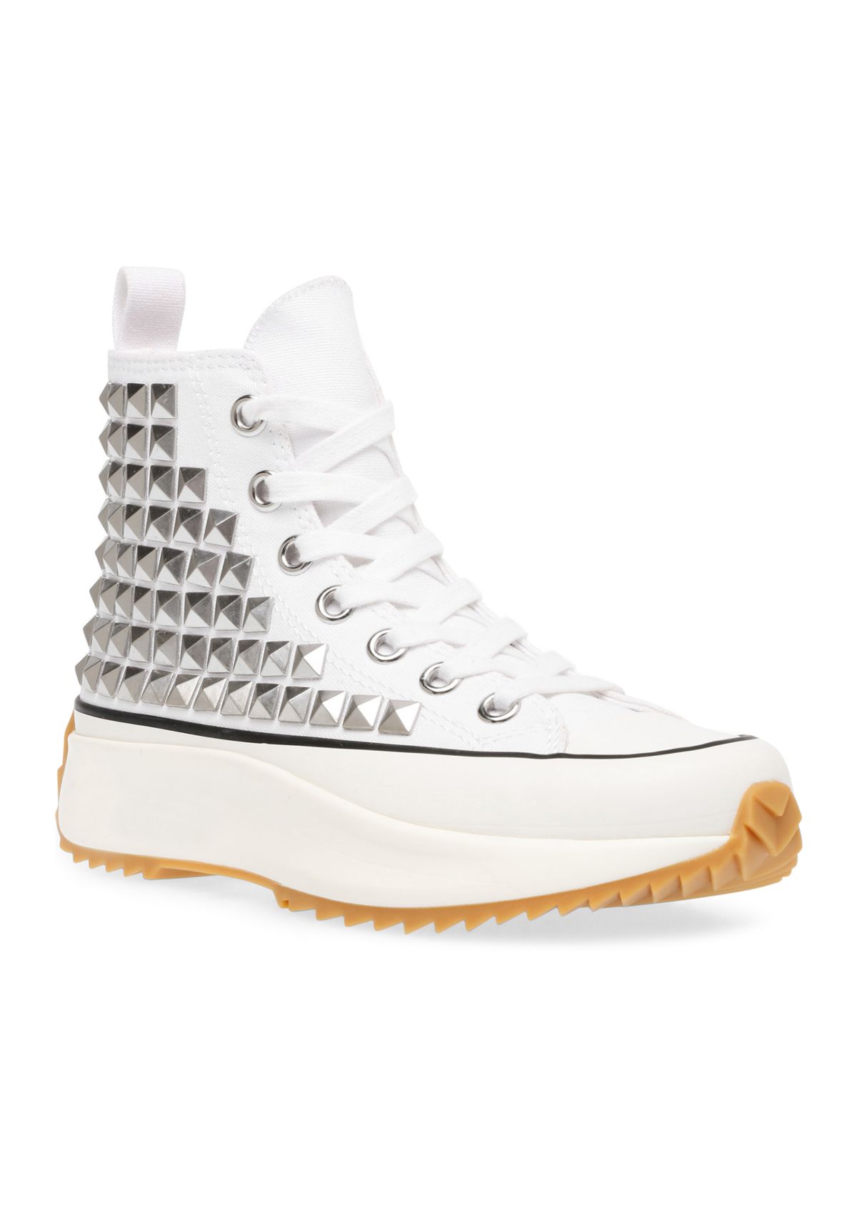 Shaft Studded Hi Top Sneakers