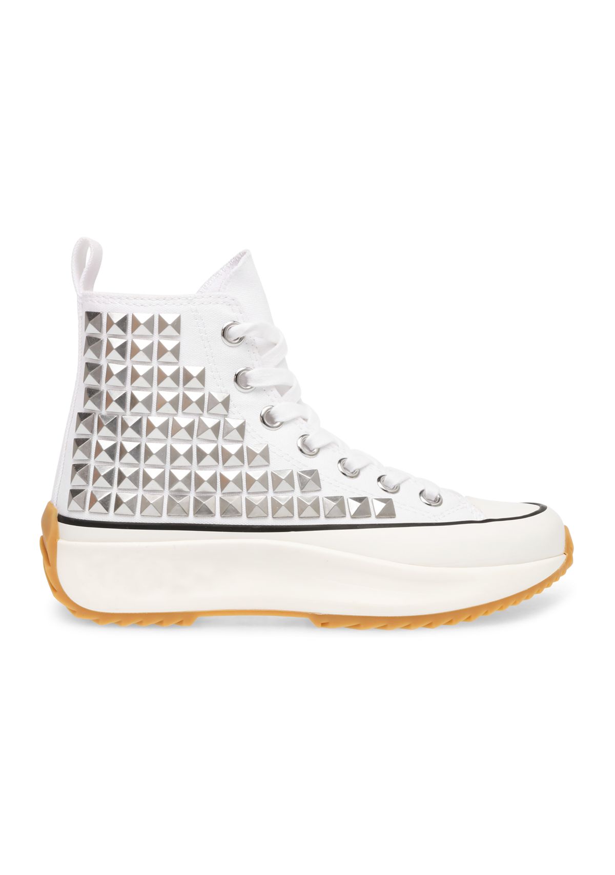 Shaft Studded Hi Top Sneakers