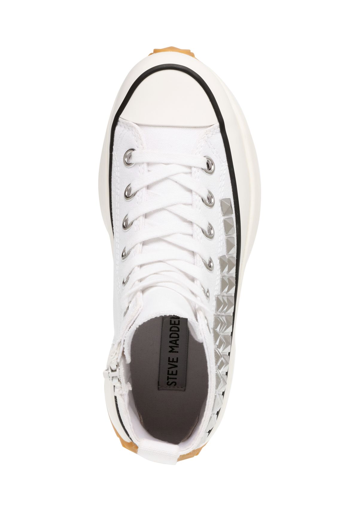Shaft Studded Hi Top Sneakers