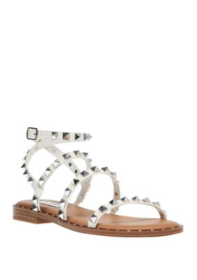 Steve Madden Travel Stud Sandal in Clear • Impressions Online Boutique