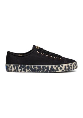 Keds Women s Kickstart Canvas Leopard Sneakers belk