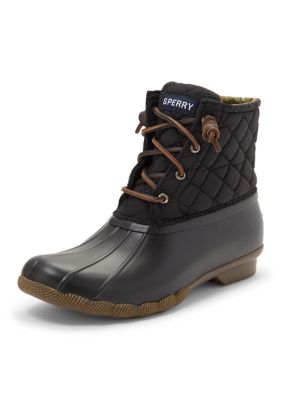 Sperry Women's Saltwater Boots, Black, 5M