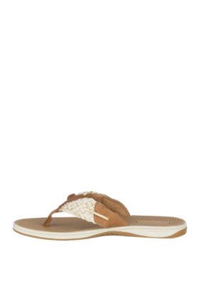 Sperry parrotfish hot sale flip flops