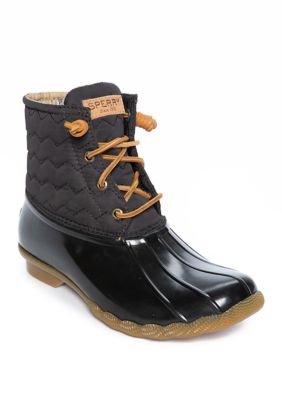 Sperry Saltwater Chevron Quilt Nylon Duck Boots